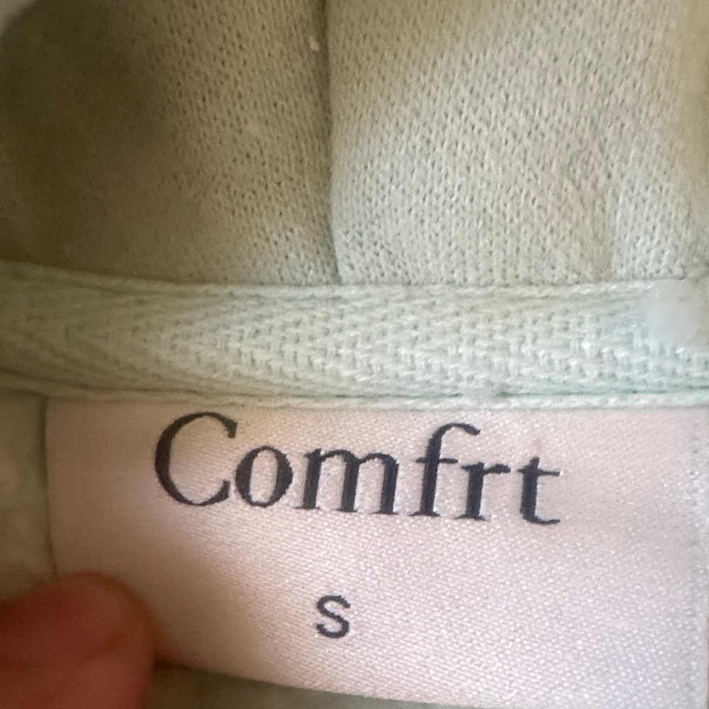 C O M F R T 💚 Pastel Collection Mint Green Oversized Heavyweight weighted Hoodie - Picture 6 of 8